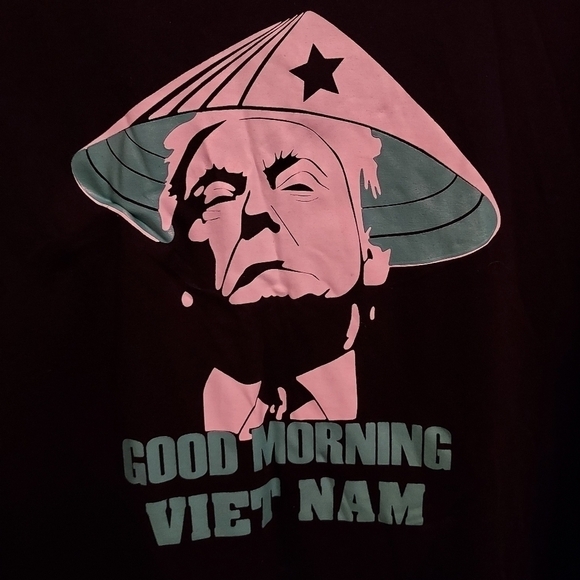 Good Morning Viet Nam black s/s tshirt xxl - Picture 3 of 10